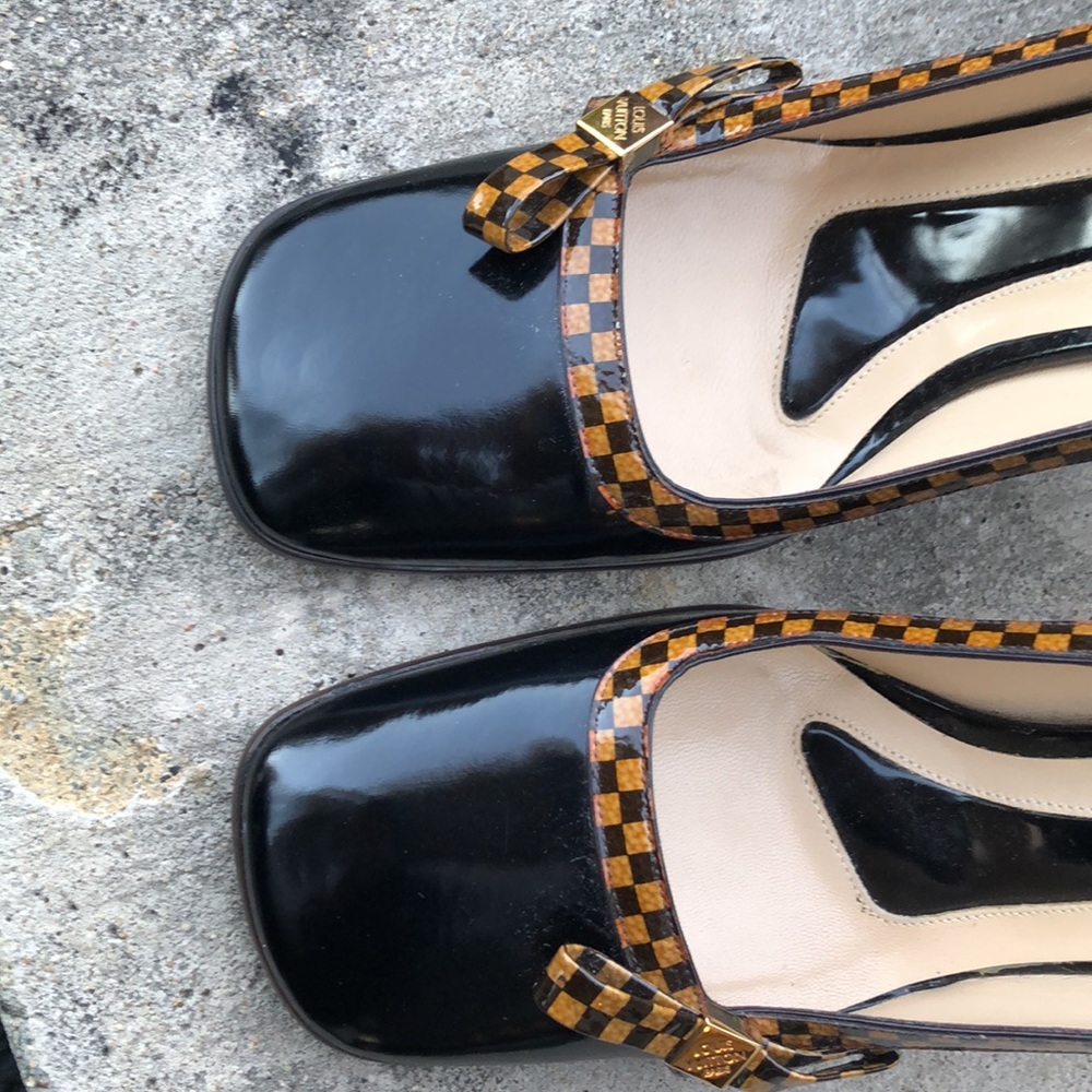 Louis Vuitton Veau Vernis Shine Pumo 10CM - Picture 5 of 7